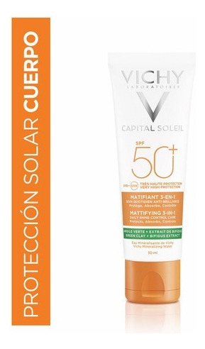 Protector Solar Vichy Capital Soleil Matificante 3 En 1 50ml