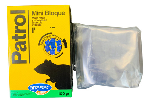 Kit Desratización: Patrol Mini 100g Todo Listo Para Usar(10)