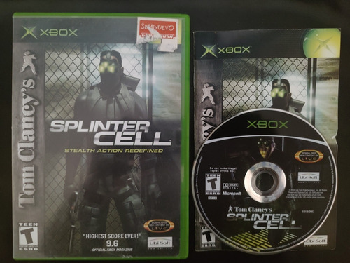 Splinter Cell Stealth Action Redefined Xbox Clásico Original