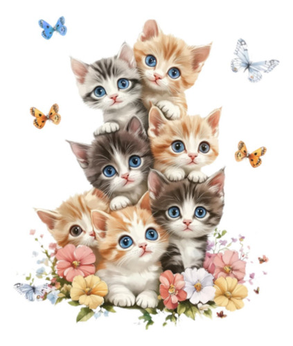 Pegatinas De Pared De Gatito Calcomanías De Pared De Gato