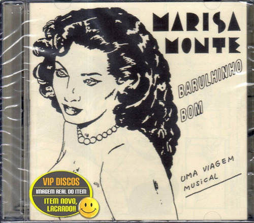 Cd Marisa Monte Barulhinho Bom - Original Novo Lacrado Raro!