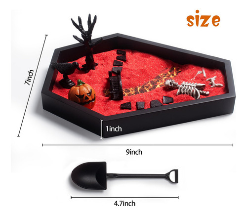 Ataúd Zen Garden Para Escritorio 7 X 9 Mini Zen Garden Kit