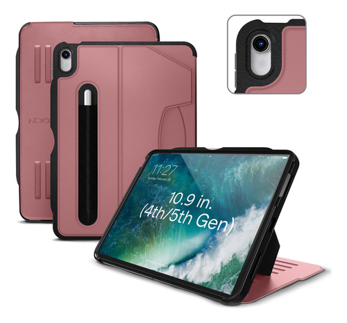 Funda Para iPad Air Gen 4/5 10.9  Magnetico Ajustable Rosa
