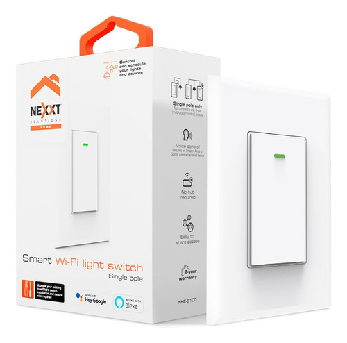 Interruptor Inteligente Monopolar Con Conexión Wifi