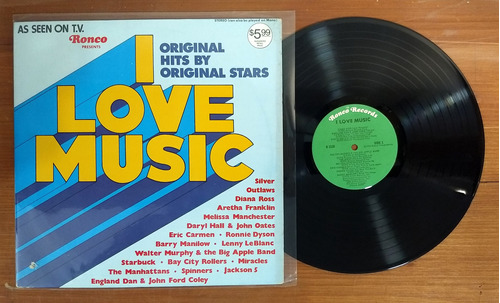 I Love Music 1976 Disco Lp Vinilo Usa