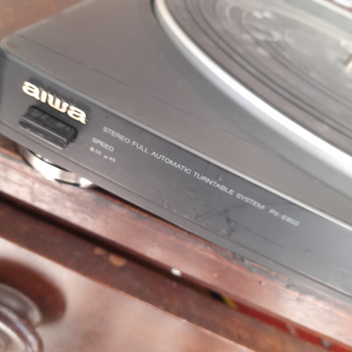Imagem 5 de 10 de Toca Disco Aiwa Px E850 Sem Agulha. Funcionando