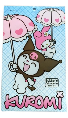 Libro De Stickers Kuromi Y Sus Amigos+ De 100 Pzs