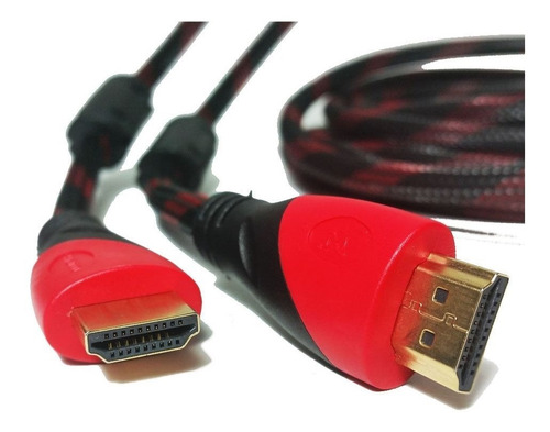 Cable Hdmi 15 Metros Doble Filtro Mallado Punta Dorada Nuevo