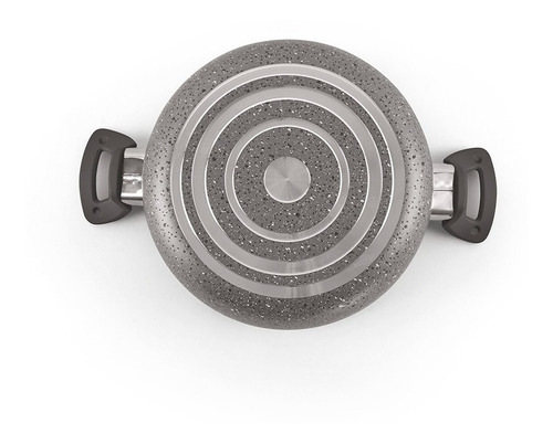 Imagen 2 de 4 de Olla 24cm Ilko Granito Gray Antiadherente