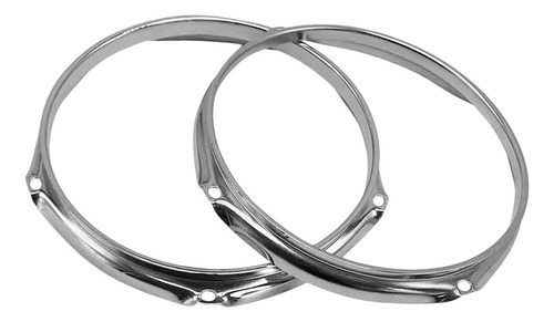 Ri 2pcs Juego De Aro De Bombo Accesorios 14 Pulgadas 6