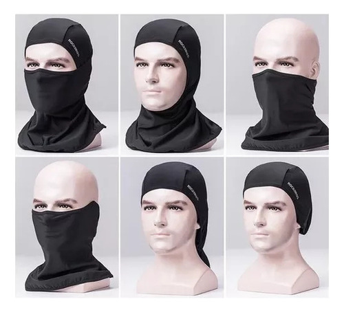 Balaclava Airsoft Mascara Airsoft Tactico Paintball Negro Diseño De La Tela Liso Talla Unica