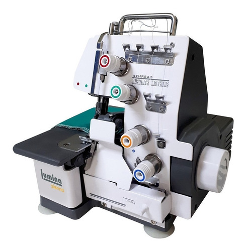 Imagen 3 de 4 de Máquina de coser semi industrial overlock Lumina Sienna portable gris 220V
