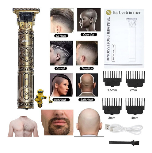 Perfect Barber Barbeador Eletrico Cortador De Cabelo 0m 3em1