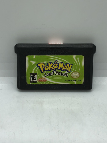 Pokemón Leaf Green Cartucho De Gameboy Advanced (Usado)