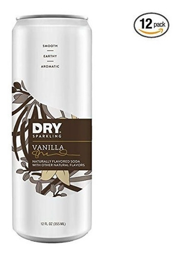 Vainilla Latas De Soda Dry Espumosos 12 Oz, 12 Count - Liger