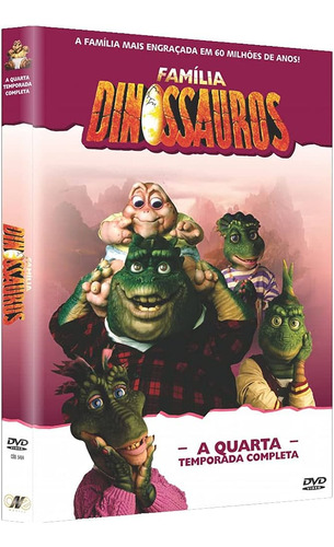 Dvd Família Dinossauros Quarta Temporada Completa Original