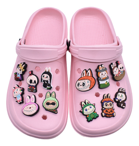 100 Acessórios Decorativos Labubu Para Crocs