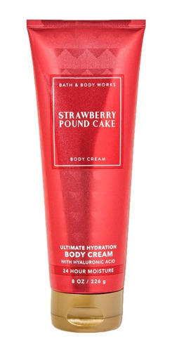 Imagen 2 de 3 de Strawberry Pound Cake Fragancia Y Crema Corporal Bath Body W