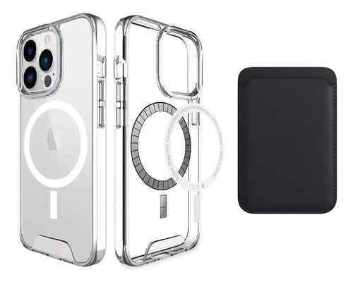 Case Funda Protector Magsafe + Wallet iPhone 12/13/14/pr/max