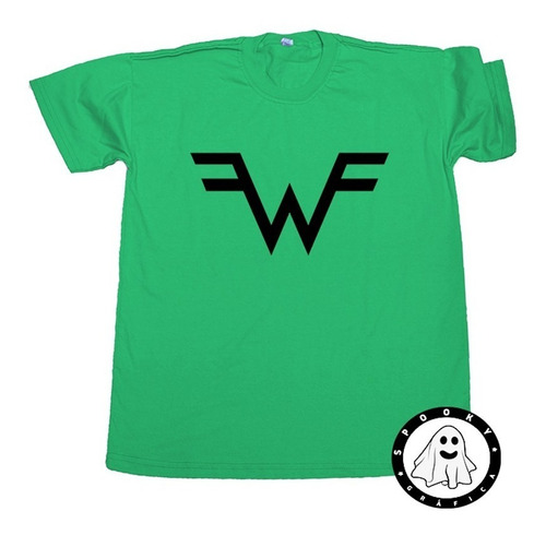 Remera Weezer Logo Unisex Algodón Rock Pop Alternativo