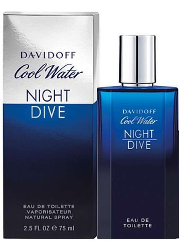 Cool Water Davidoff · Night Dive- Edt 75 Ml Original