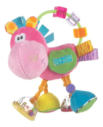 Sonajero Clip Clop Actividades Rosado Playgro