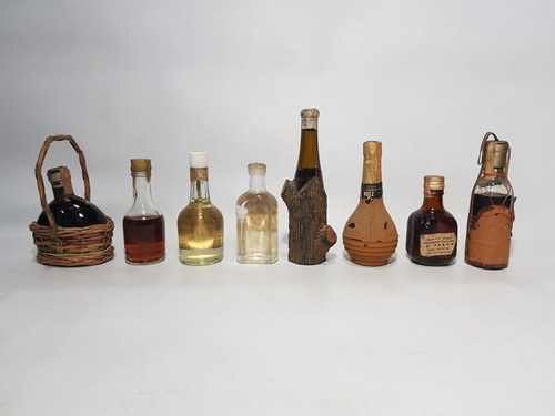 Imagen 2 de 10 de Antiguas Mini Botellas Llenas Muestra Public Lote Mag 58657