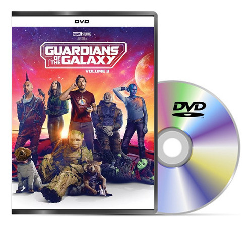 Dvd Los Guardianes De La Galaxia Vol 3 (2023)