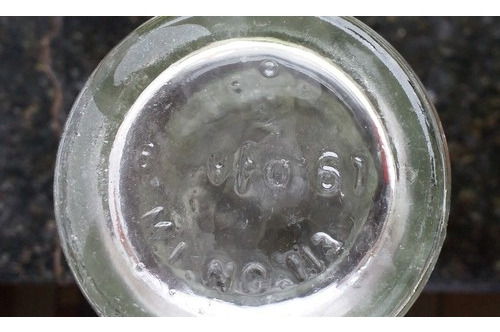 Garrafa Antiga Coca-cola - Alto Relevo - 1961 - 290 Ml - X31 (Usado)