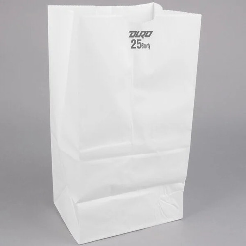 Bolsa Kraft Blanca 11kg Blanca 100unid