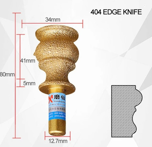 Fresa De Diamante Para Hacer Molduras En Mármol, Piedra