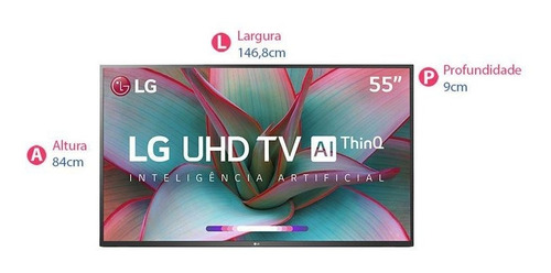 Smart Tv Led 65 Polegadas LG Uhd 4k Wi-fi Bluetoot