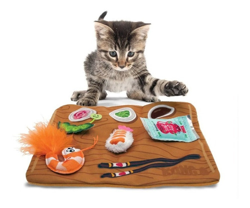 Kong Pull A Partz Sushi Juguete Perfecto Para Tu Gato 5 En 1