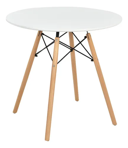 comprar Mesa Comedor Redonda Eames Para Hogar, Estilo Nordico 80cm