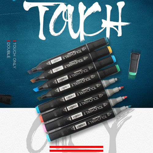 30pcs Kidspen Cores Arte Gráfica Twin Ponta Pen