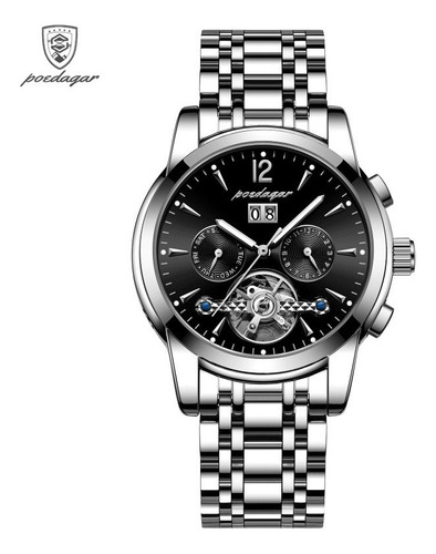 Reloj Mecánico Luminoso Automático Poedagar Para Hombre