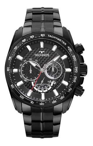 Relógio Technos Masculino Carbon Preto Os20hmk4p
