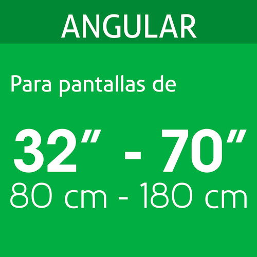 Soporte De Pared Para Tv/monitor Angular De 32-70 Pulgadas