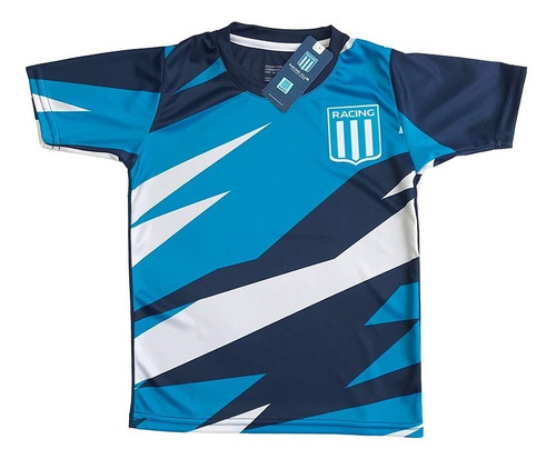 Imagen 1 de 6 de Remera Camiseta Racing Club De Niño Producto Oficial