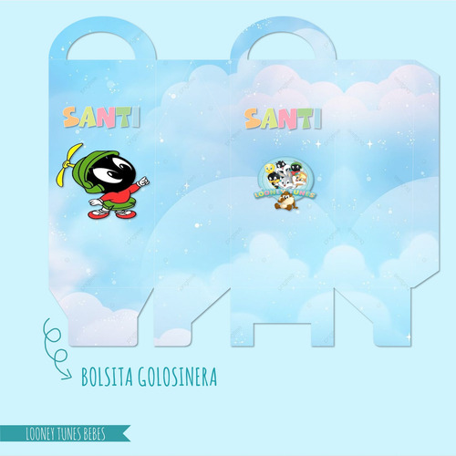 Looney Tunes Bebes Kit Cumpleaños Imprimible Editable Candy