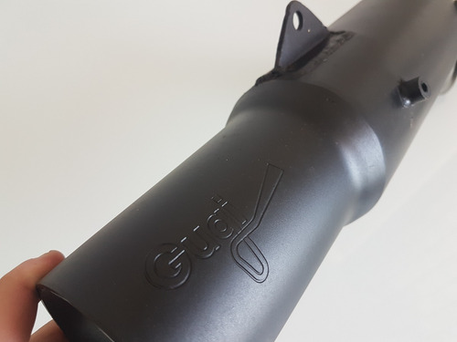 Escapamento Preto Para Honda Xl250 - Gugi