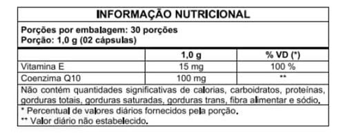 Kit Com 3 - Coenzima Q10 100mg Por Porção 60 Cápsulas Celliv