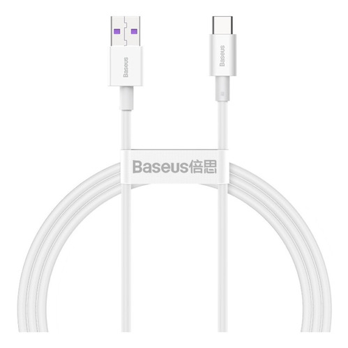 Cable Datos Cargador Baseus - Usb A Usb C - 1 Metro