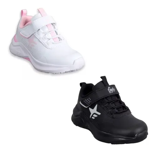 Zapatilla Footy Escolar Oxford School Abrojo Y El stico