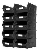 Comprar Kit 10 Gavetas Plásticas Apilables 3a2plz  35x20x14,5 Cm