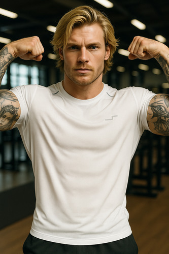 Paquete 5 Playeras Deportivas Comodas Para Ejercicio Hombre