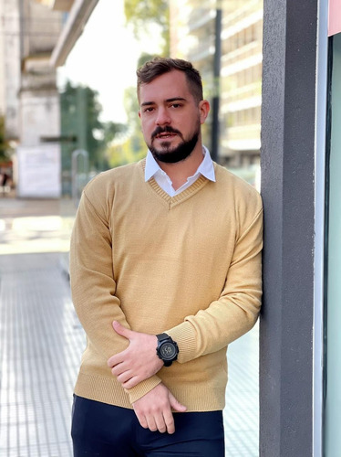 Sueter De Vestir Hombre Tipo Bremer Vs Colores Y Talles
