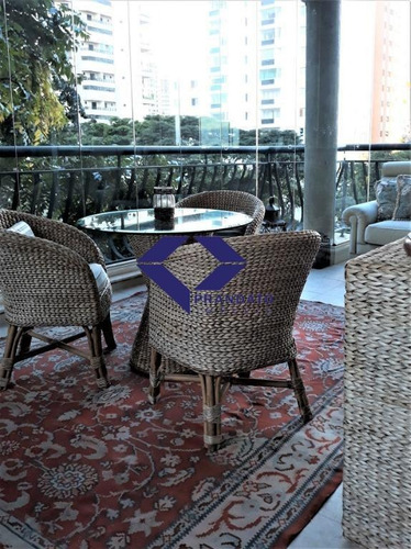 Imagem 5 de 15 de Apartamento Campo Belo Planta Quadrada 3 Suites 4 Vagas 226m² - Ap9373