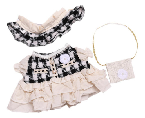 Moda Bonecas Vestido Terno Roupas Artesanais Bonito