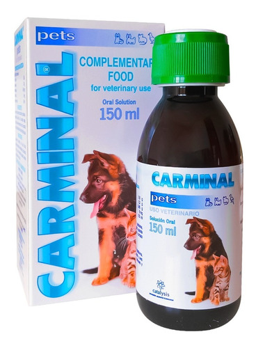 Suplemento Gástrico Perros Y Gatos Carminal Pets 150 Ml